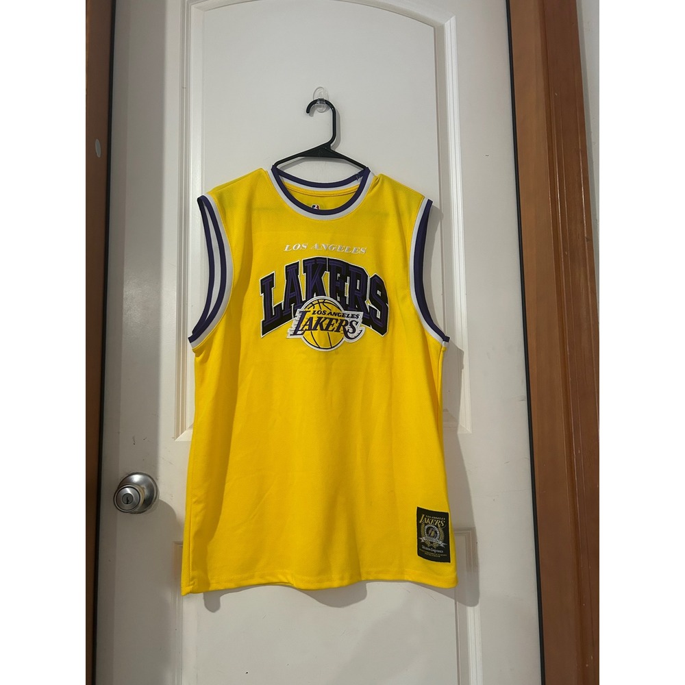 LA Lakers Jersey, Large, Unisex, stretchable, Yellow